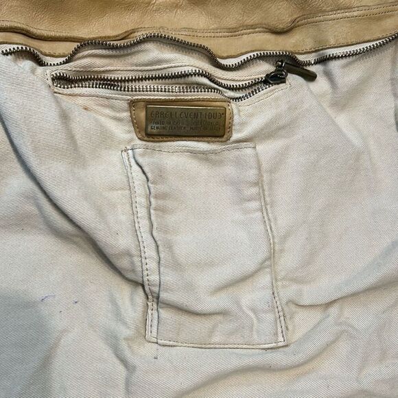 Errelleventidue Italian Leather Handbag Satchel Purse Floral Cutout Stud Detail - Picture 9 of 13